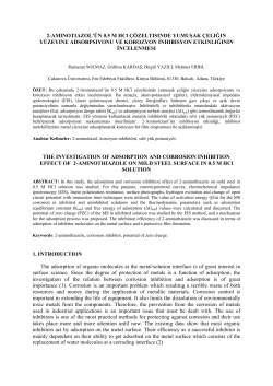 2-AMINOTIAZOL`&Uuml;N 0.5 M HCl &Ccedil;&Ouml;ZELTISINDE YUMUŞAK