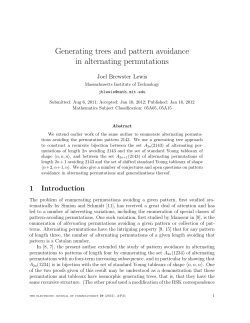 Generating trees and pattern avoidance in alternating permutations