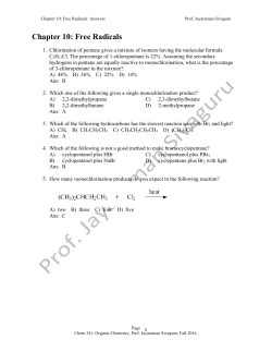 Ch 10 - Practice problem (Answers)