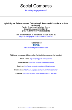 Social Compass - University of California, Berkeley