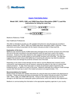 Lead Kits Instructions for Using