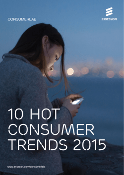 10 Hot Consumer Trends 2015