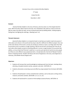 Literature Focus Unit on Island of the Blue Dolphins