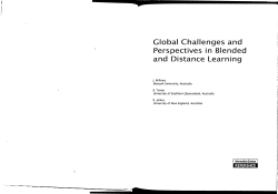 Global Challenges and Perspectives in Blended and Distance