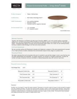 Environmental Profile - Ginkgo Bilobar 334902