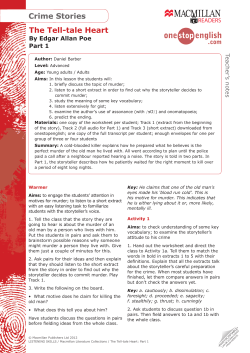 The Tell-tale Heart Crime Stories
