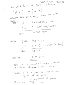 Nuclear Binding Energy vs. Mass Number