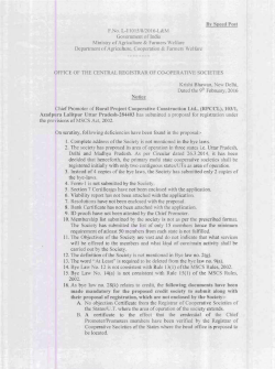 Notice Issued