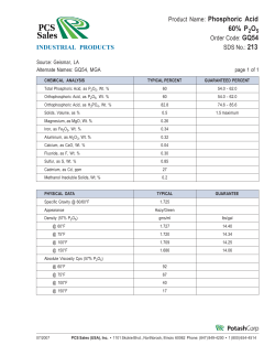 Phosphoric Acid 60% P2O5