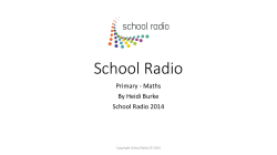 Maths - School Radio