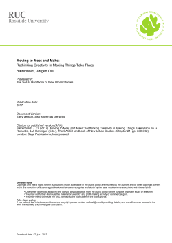 B&aelig;renholdt Moving to Meet and Make revised chapter