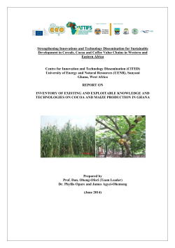 Strengthening Innovations and Technology Dissemination for