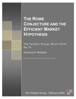 Rowe Conjecture