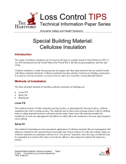 Cellulose Insulation