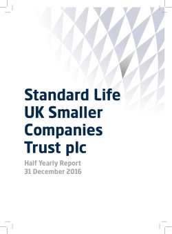 Latest interim report - Standard Life Investments