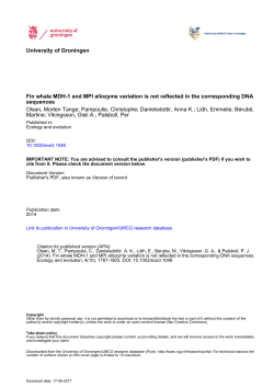 Fin whale MDH1 and MPI allozyme variation is not reflected in the