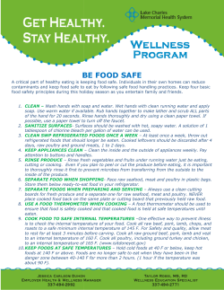 BE FOOD BE FOOD SAFE
