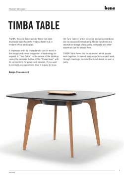 Bene - TIMBA TABLE