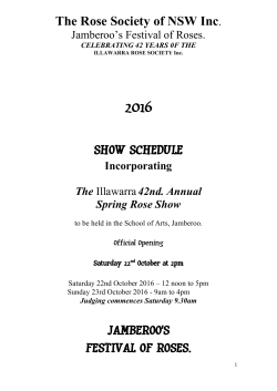 2016 Illawarra Spring Show