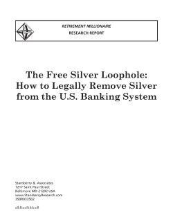 The Free Silver Loophole