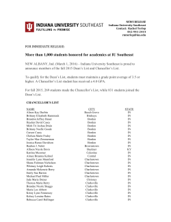 than 1000 students honored for academics at IU Southeast