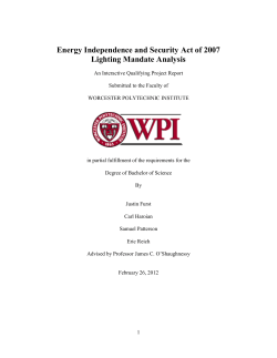 Energy Independence and Security Act of 2007