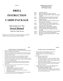 Sword Manual