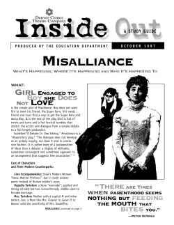 Misalliance - Denver Center for the Performing Arts