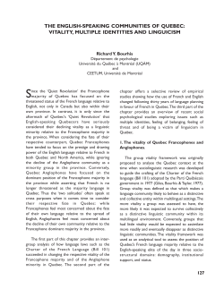 Texte Bourhis (3).pmd - Institut canadien de recherche sur les