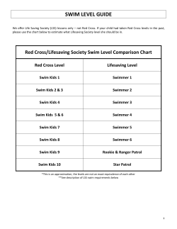 Click here to a copy of the Life Saving Society Swimmer