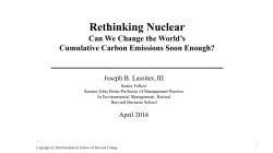 Link to Joe Lassiter`s presentation