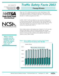 Traffic Safety Facts 2003