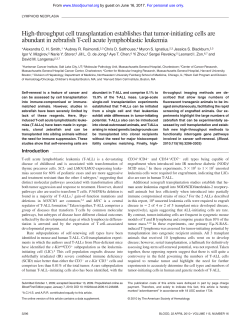 High-throughput cell transplantation establishes that