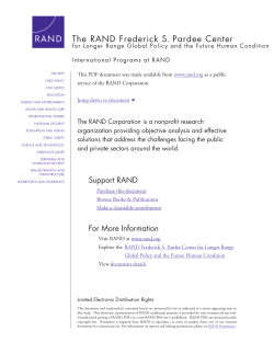 Adjusting to Global Economic Change: The