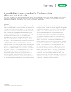 Scalable, High-Throughput, Single-Cell RNA-Seq