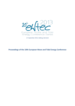 Proceedings of the 10th European Wave and Tidal Energy Conference