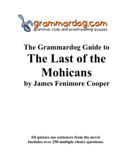 The Last of the Mohicans