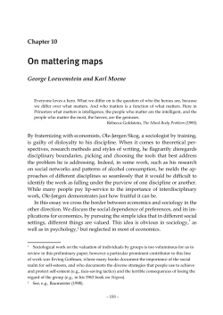 On mattering maps