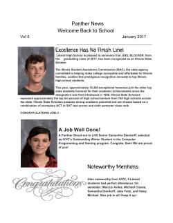 Jan. 2017 Newsletter