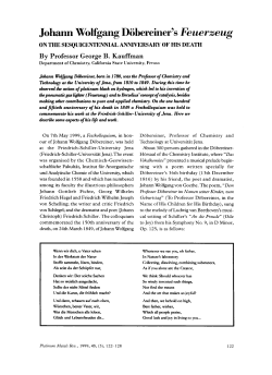 Johann Wolfgang Dobereiner`s Feuerzeug