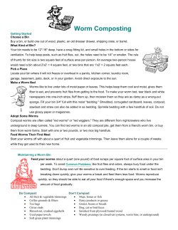 worm composting information