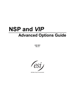 NSP and VIP - Clear Telecommunications