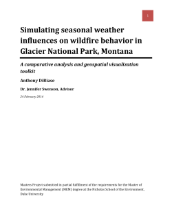 Simulating seasonal weather influences on wildfire behavior in