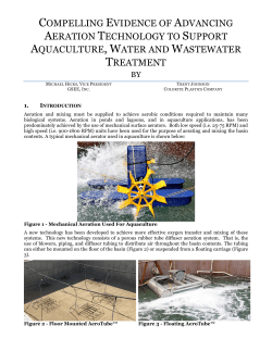 COMPELLING EVIDENCE OF ADVANCING AERATION