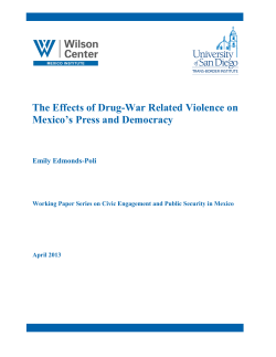 The Effects of Drug-War Related Violence on Mexico`s Press and