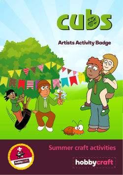 Summer craft activities