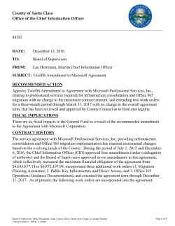 Agreement/Amendment 84282 - Twelfth Amendment to Microsoft