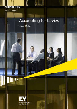 Accounting for Levies