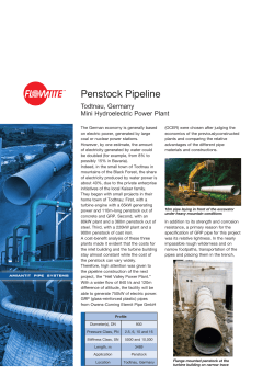 Penstock Pipeline