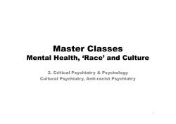 Master Classes - Suman Fernando